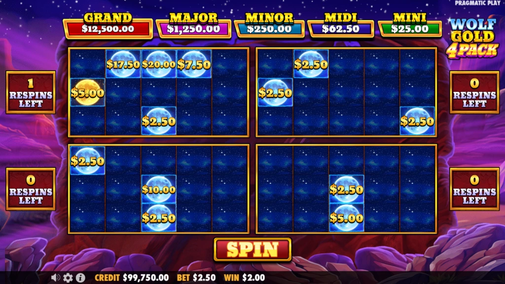 Wolf Gold 4 Pack - Free Spins